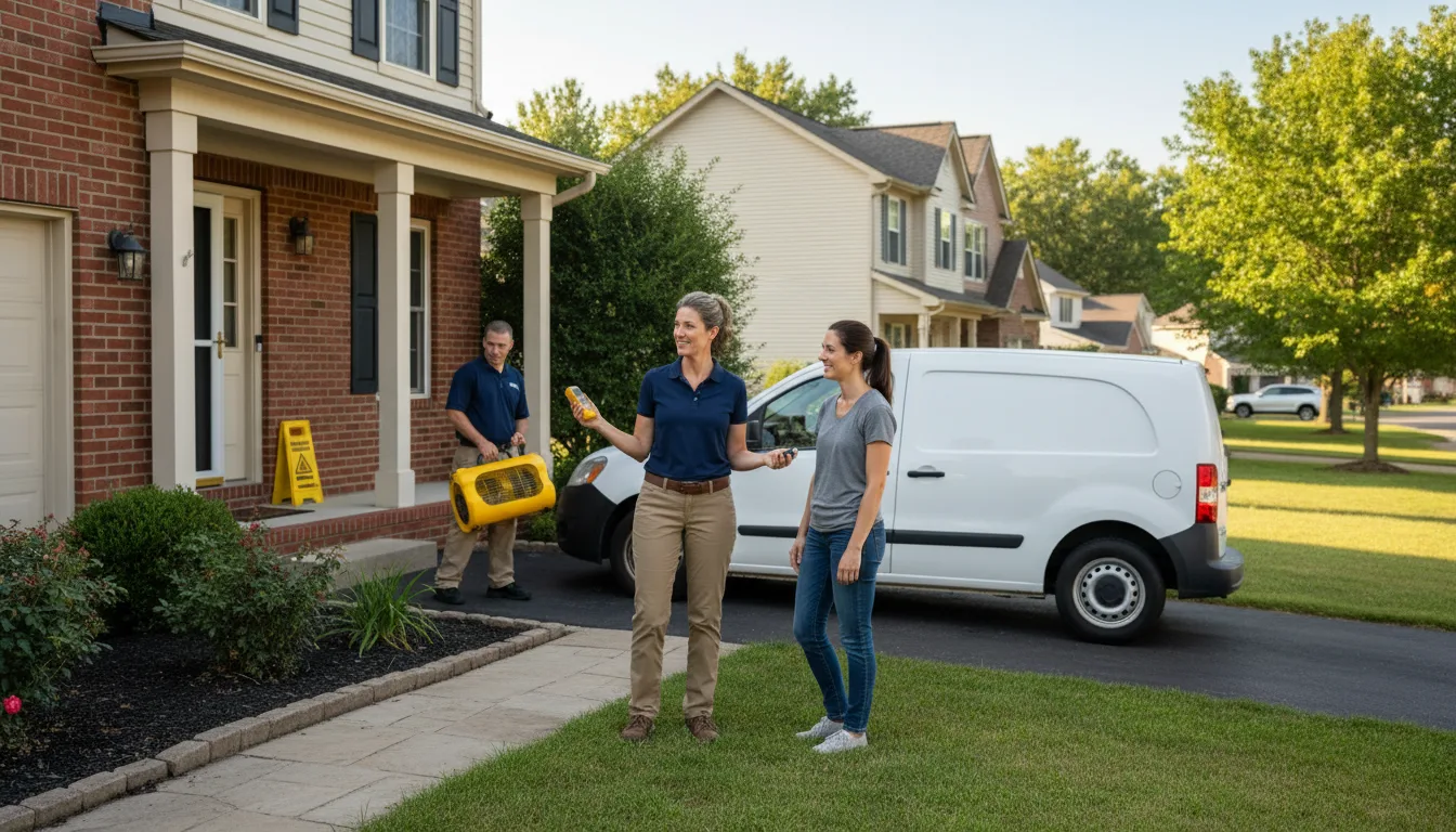 Water restoration image for Home Water Damage Repair in Mclean, VA